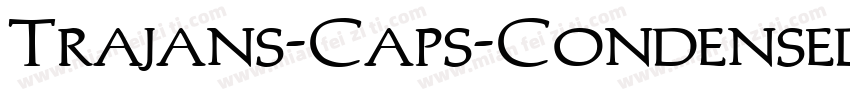 Trajans-Caps-Condensed Bold Italic字体转换